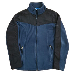 Columbia Teal & Black Fleece Jacket